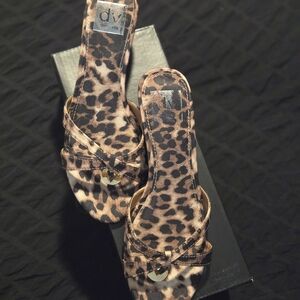 DV by Dolce Vita Leopard Print Women's Sandals